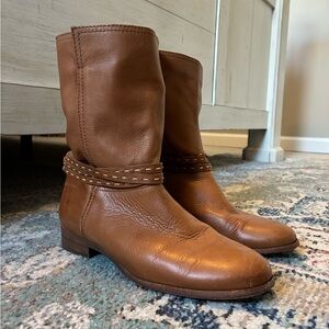 Frye Cara Pickstitch Mid Boot
